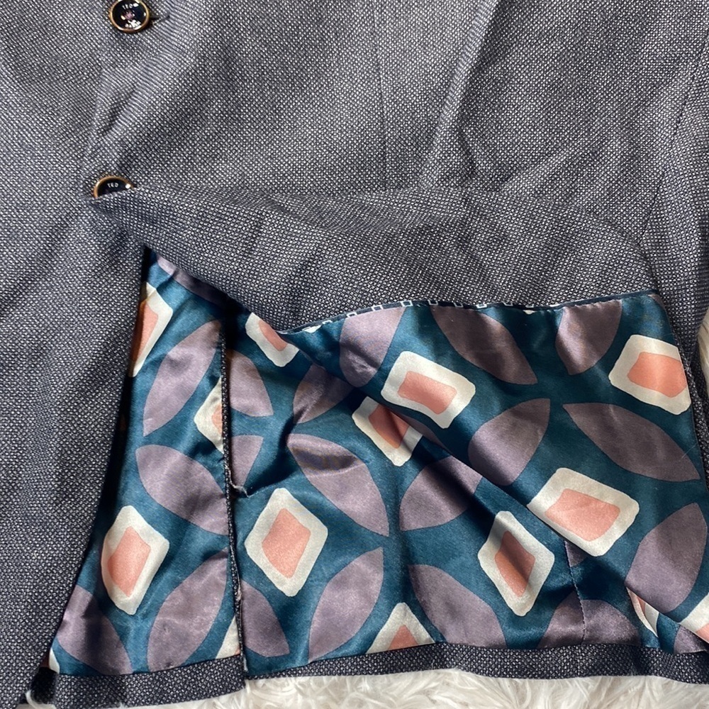 ted baker two tone unconstructed blazer size 6 - Picture 4 of 10